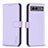 Leather Case Stands Flip Cover Holder B06F for Google Pixel 7a 5G Clove Purple