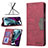 Leather Case Stands Flip Cover Holder B06F for Motorola Moto Edge S30 5G