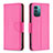 Leather Case Stands Flip Cover Holder B06F for Nokia G11 Hot Pink