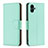 Leather Case Stands Flip Cover Holder B06F for Samsung Galaxy A05 Green