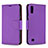 Leather Case Stands Flip Cover Holder B06F for Samsung Galaxy A10 Purple