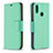 Leather Case Stands Flip Cover Holder B06F for Samsung Galaxy A10s Green