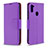 Leather Case Stands Flip Cover Holder B06F for Samsung Galaxy A11 Purple