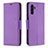 Leather Case Stands Flip Cover Holder B06F for Samsung Galaxy A13 5G Purple