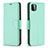 Leather Case Stands Flip Cover Holder B06F for Samsung Galaxy A22 5G Green