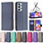 Leather Case Stands Flip Cover Holder B06F for Samsung Galaxy A23 4G