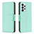 Leather Case Stands Flip Cover Holder B06F for Samsung Galaxy A23 4G Green