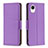 Leather Case Stands Flip Cover Holder B06F for Samsung Galaxy A23 5G SC-56C Purple