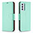 Leather Case Stands Flip Cover Holder B06F for Samsung Galaxy A24 4G Green