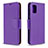 Leather Case Stands Flip Cover Holder B06F for Samsung Galaxy A31 Purple