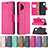 Leather Case Stands Flip Cover Holder B06F for Samsung Galaxy A32 5G