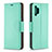 Leather Case Stands Flip Cover Holder B06F for Samsung Galaxy A32 5G Green