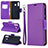 Leather Case Stands Flip Cover Holder B06F for Samsung Galaxy A40s