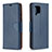 Leather Case Stands Flip Cover Holder B06F for Samsung Galaxy A42 5G Blue