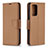 Leather Case Stands Flip Cover Holder B06F for Samsung Galaxy A52 4G