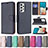 Leather Case Stands Flip Cover Holder B06F for Samsung Galaxy A53 5G