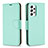 Leather Case Stands Flip Cover Holder B06F for Samsung Galaxy A53 5G Green