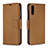 Leather Case Stands Flip Cover Holder B06F for Samsung Galaxy A70