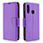 Leather Case Stands Flip Cover Holder B06F for Samsung Galaxy A70E Purple