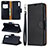 Leather Case Stands Flip Cover Holder B06F for Samsung Galaxy A70S