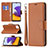 Leather Case Stands Flip Cover Holder B06F for Samsung Galaxy F42 5G