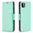 Leather Case Stands Flip Cover Holder B06F for Samsung Galaxy F42 5G Green