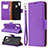 Leather Case Stands Flip Cover Holder B06F for Samsung Galaxy M11