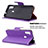 Leather Case Stands Flip Cover Holder B06F for Samsung Galaxy M11