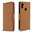 Leather Case Stands Flip Cover Holder B06F for Samsung Galaxy M11