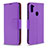 Leather Case Stands Flip Cover Holder B06F for Samsung Galaxy M11 Purple