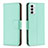 Leather Case Stands Flip Cover Holder B06F for Samsung Galaxy M23 5G Green