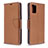 Leather Case Stands Flip Cover Holder B06F for Samsung Galaxy M40S