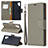 Leather Case Stands Flip Cover Holder B06F for Samsung Galaxy Note 10 Plus 5G