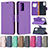 Leather Case Stands Flip Cover Holder B06F for Samsung Galaxy Note 20 5G