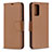 Leather Case Stands Flip Cover Holder B06F for Samsung Galaxy Note 20 5G