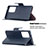 Leather Case Stands Flip Cover Holder B06F for Samsung Galaxy Note 20 Ultra 5G