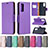 Leather Case Stands Flip Cover Holder B06F for Samsung Galaxy S20 FE 4G