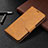 Leather Case Stands Flip Cover Holder B06F for Samsung Galaxy S22 Plus 5G Yellow