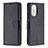 Leather Case Stands Flip Cover Holder B06F for Xiaomi Mi 11i 5G Black