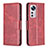 Leather Case Stands Flip Cover Holder B06F for Xiaomi Mi 12 5G Red