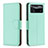 Leather Case Stands Flip Cover Holder B06F for Xiaomi Poco X4 Pro 5G Green