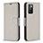 Leather Case Stands Flip Cover Holder B06F for Xiaomi Redmi 10 (2022)