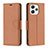 Leather Case Stands Flip Cover Holder B06F for Xiaomi Redmi 12 4G