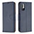 Leather Case Stands Flip Cover Holder B06F for Xiaomi Redmi Note 10 5G