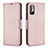 Leather Case Stands Flip Cover Holder B06F for Xiaomi Redmi Note 10 5G