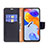 Leather Case Stands Flip Cover Holder B06F for Xiaomi Redmi Note 11 Pro 4G