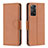 Leather Case Stands Flip Cover Holder B06F for Xiaomi Redmi Note 11 Pro 4G