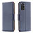 Leather Case Stands Flip Cover Holder B06F for Xiaomi Redmi Note 11S 4G