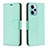 Leather Case Stands Flip Cover Holder B06F for Xiaomi Redmi Note 12 Turbo 5G Green