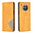 Leather Case Stands Flip Cover Holder B07F for Huawei Nova 8i Light Brown